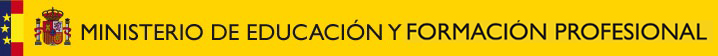 Escudo del sMinisterio de Educación, Formación Profesional y Deportes, formato responsive